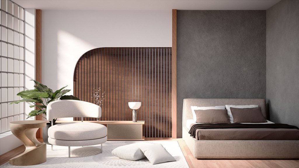 bedroom with furniture