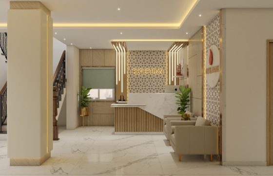 Reception Counter Design Ideas: Types, Colours, Flooring & Practical Tips